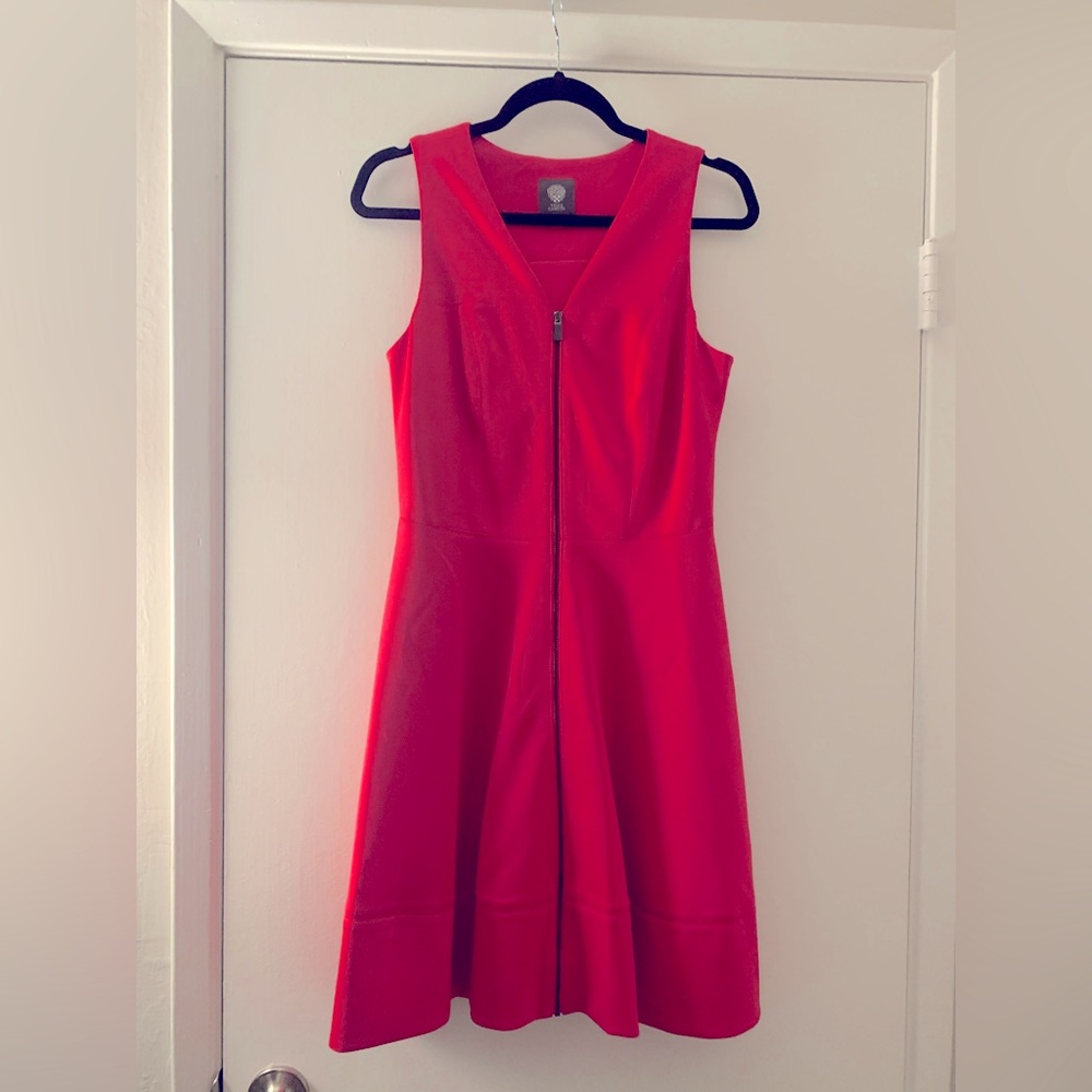Vince Camuto bright pink dress